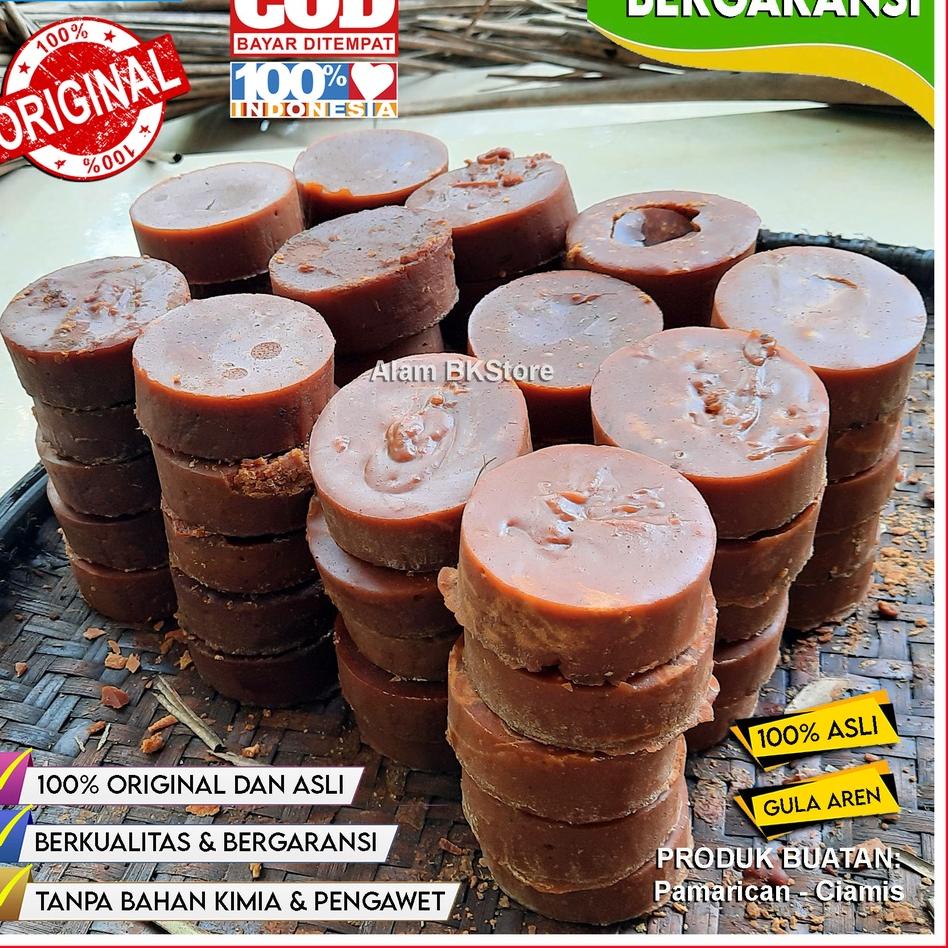 

Kode2y2Xm--(BISA COD) Gula aren murni 100% organik asli BERGARANSI khas Pamarican ciamis per 500gr