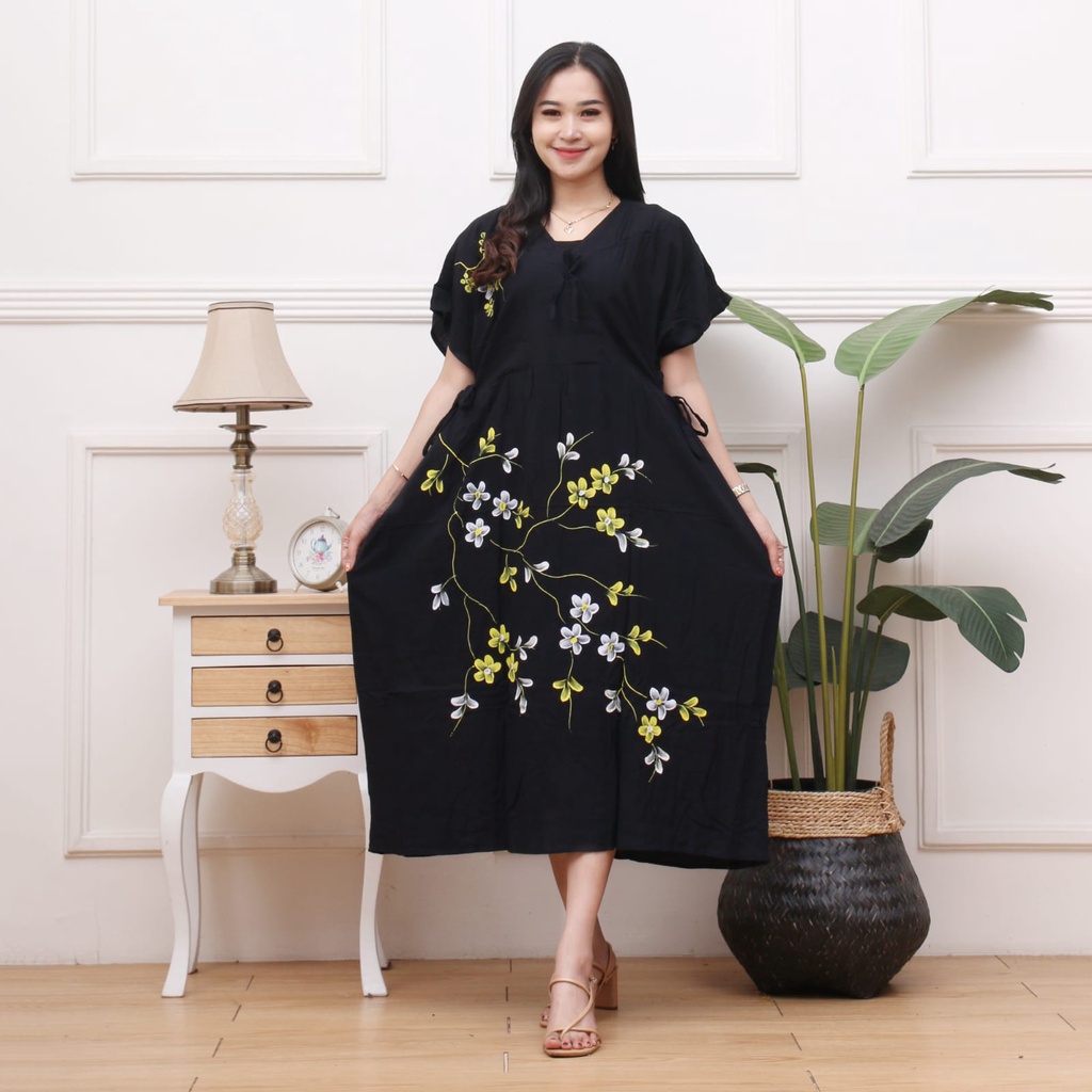 DASTER LUKIS BUNGA KIMONO JUMBO TERBARU