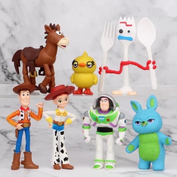 

Habiskan Stock ACTION FIGURE TOY STORY 4 SET 7 PCS SIZE 4-7CM TOPPER CAKE MAINAN senangkoleksi
