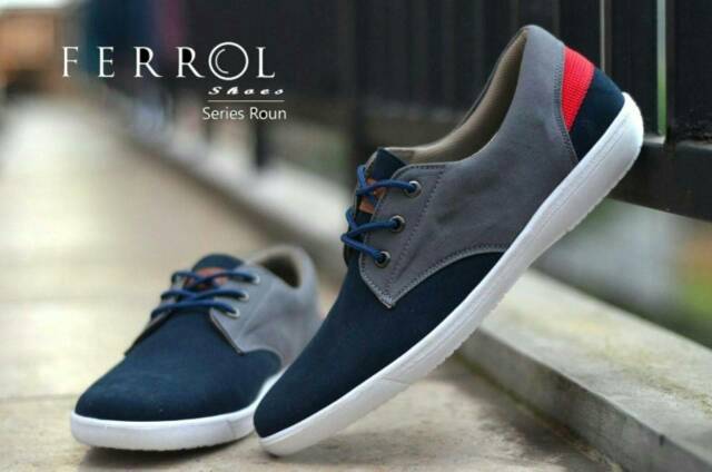 SEPATU SNEAKERS KASUAL PRIA FERROL ROUN ORIGINAL