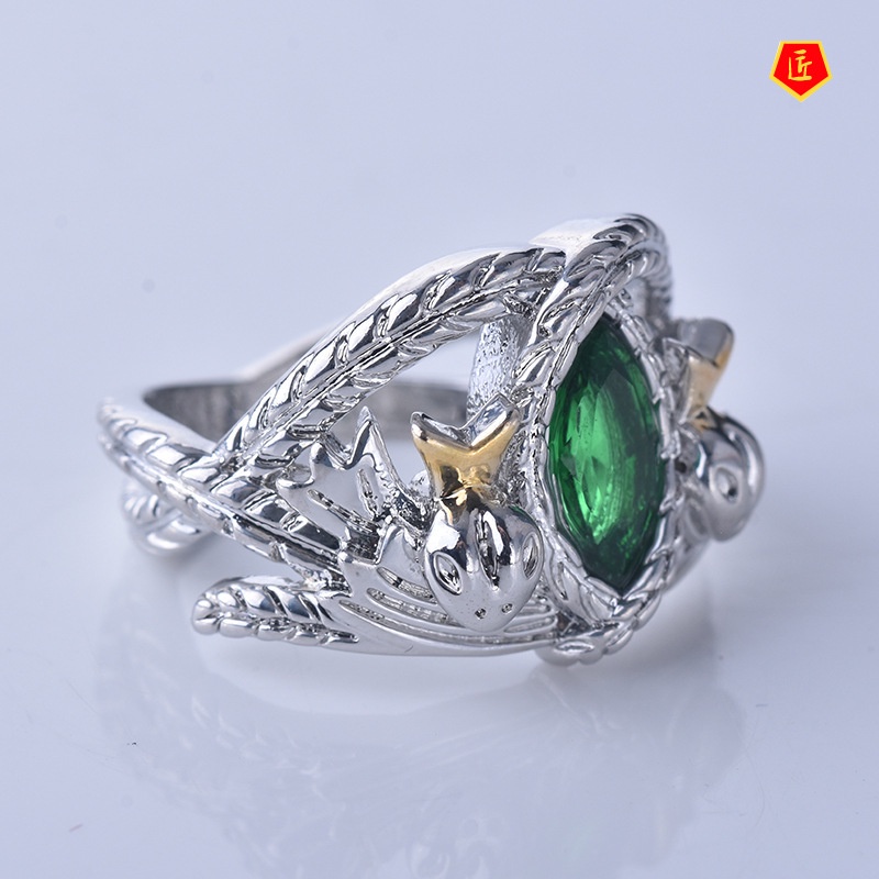 [Ready Stock]S925 Silver Magic Ring Ins Two-Color Fashion Personality