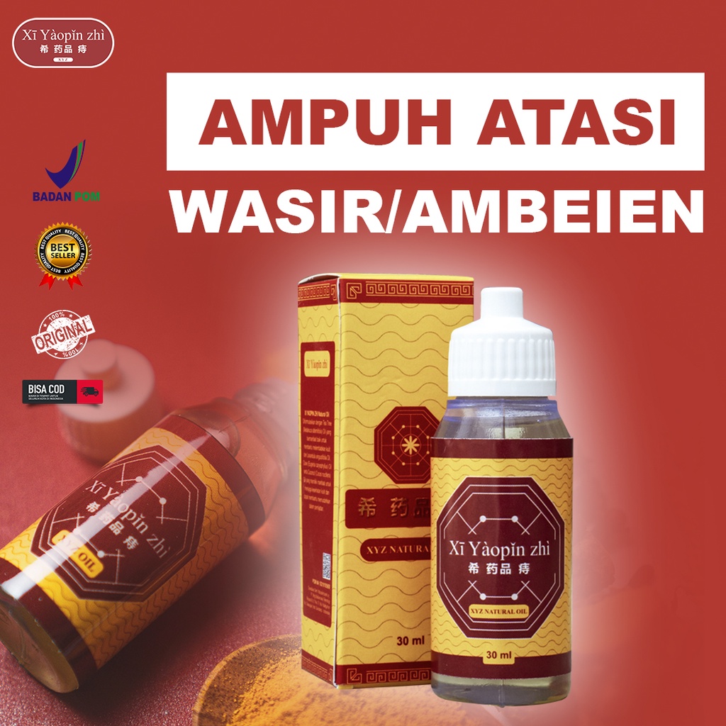 Xi Yaopin Zhi Paket OIL + SALEP Obat Wasir Ambeien Atasi Benjolan Ambeyen Berdarah Bernanah BPOM (COD)