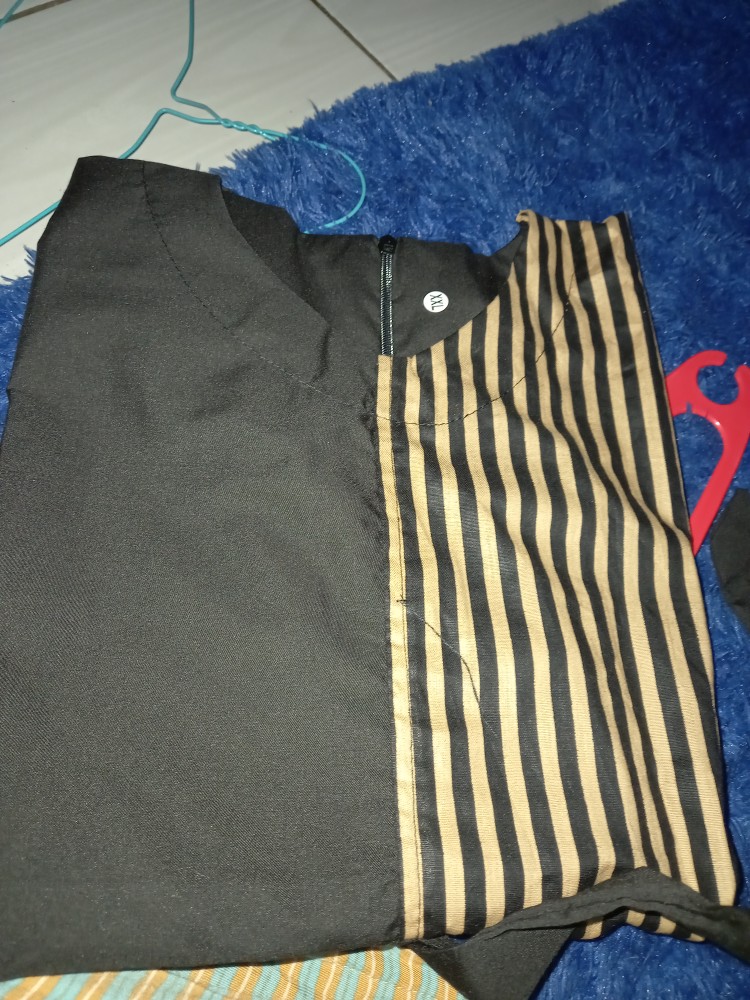 Tey-17 Batik Wanita Asj Sa Hrb026 Kenongo Kemeja Tosca Pendek