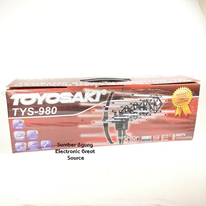 Antena TV Digital Toyosaki Luar Ruangan TYS980 980 HD TV Compatible