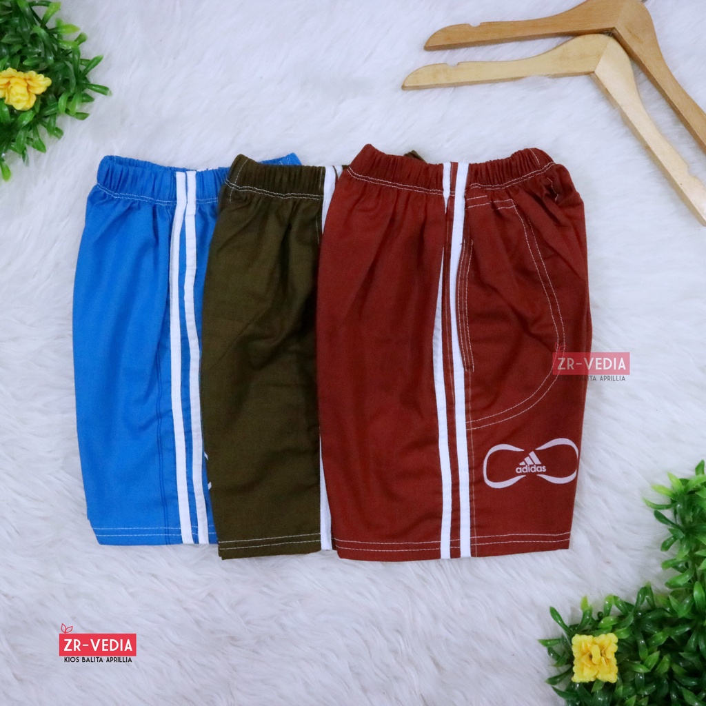 Celana Olahraga Anak uk 3-4 Tahun / Sport Pants Harian Training Pendek Polos &amp; Senam Perempuan Laki