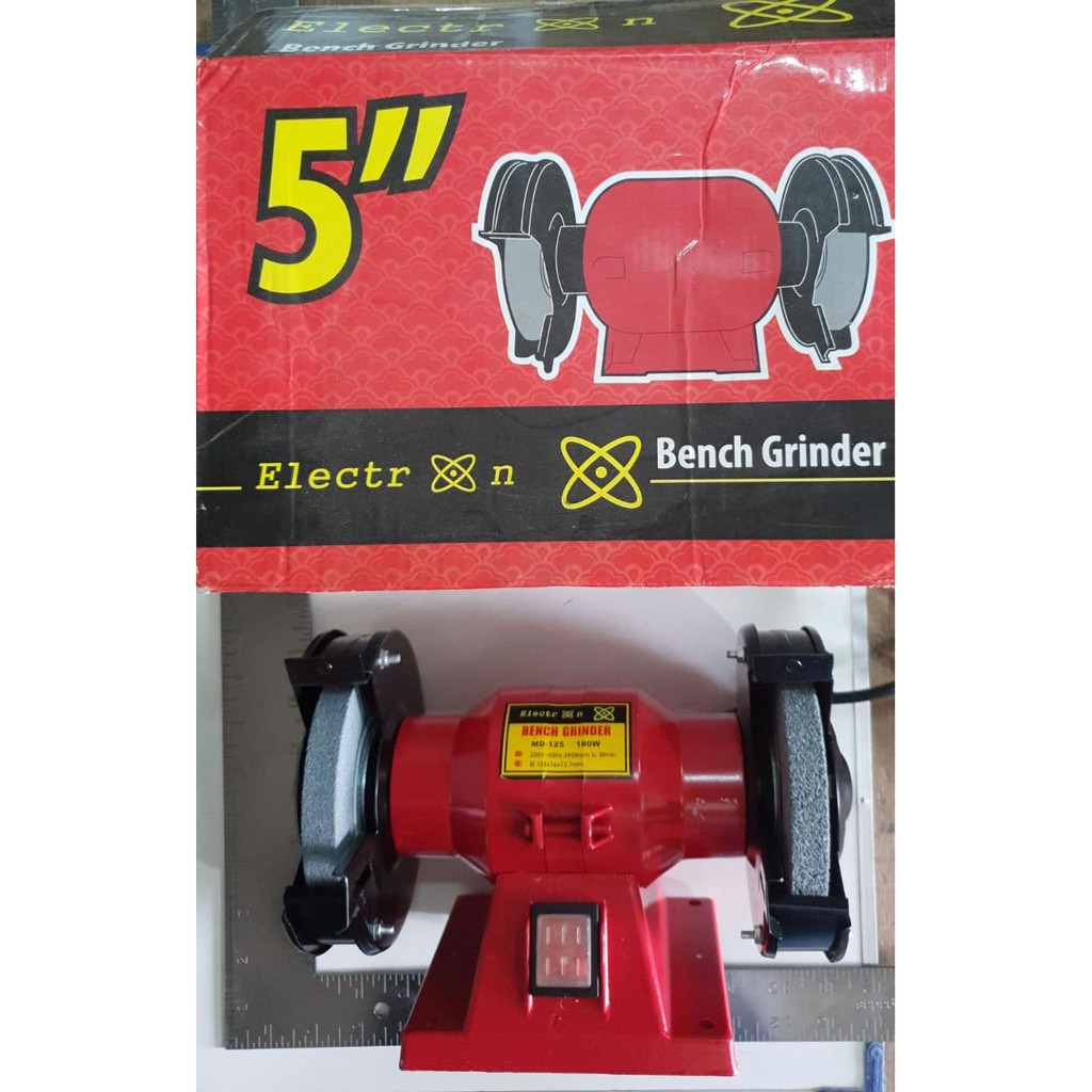 ELECTRON  Mesin Gerinda Duduk 5 inch Bench Grinder