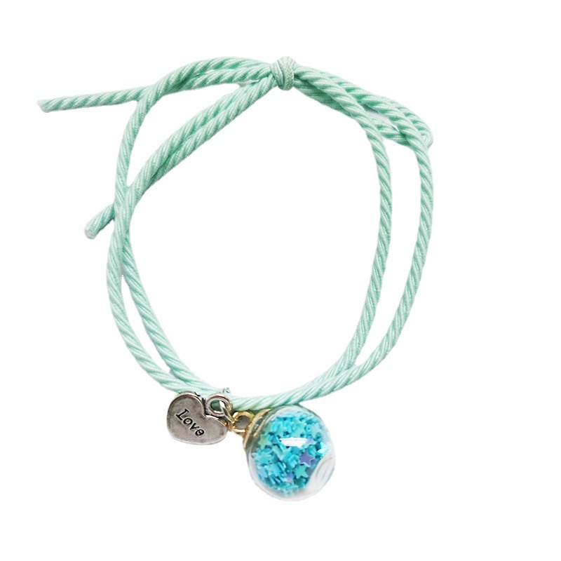 Mahasiswa beberapa gelang wanita pacar university gaya in warna-warni bola karet kecil band ornamen