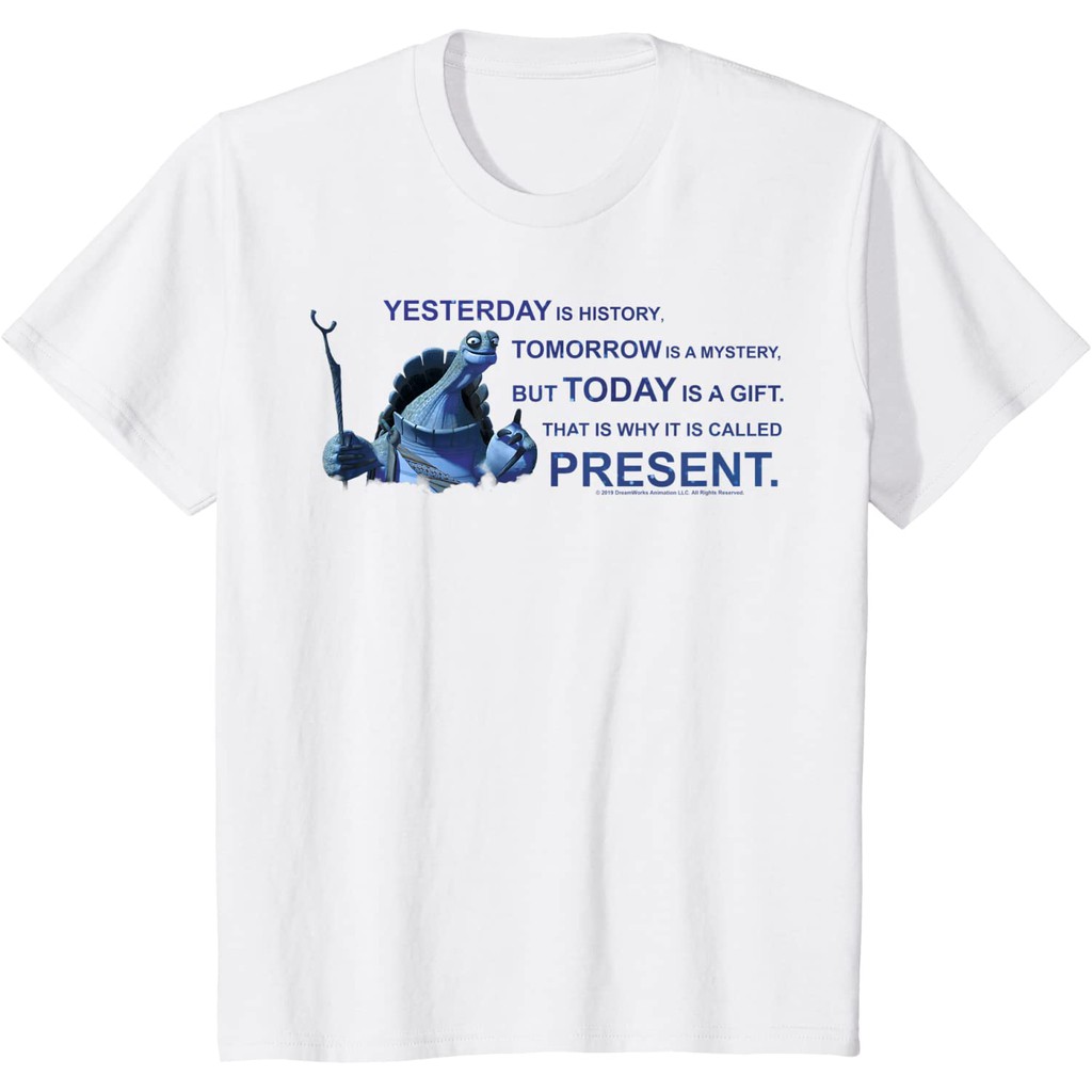 Baju Anak Kung Fu Panda Oogway Quote Portrait T-Shirt