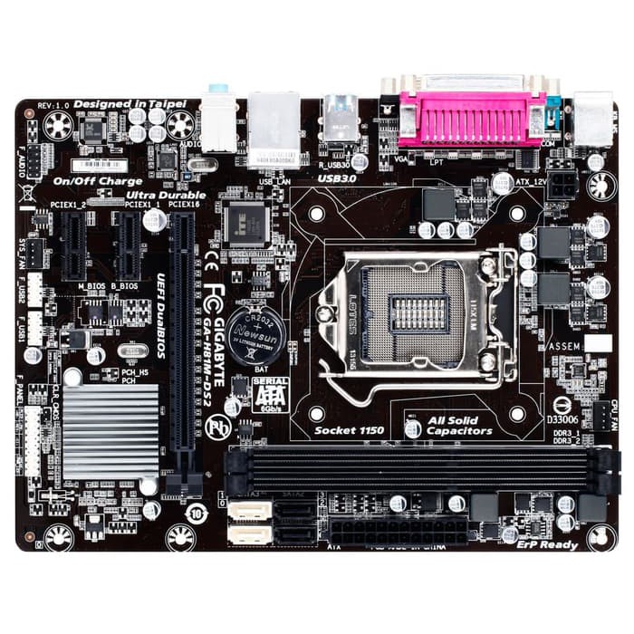 Mainboard Gigabyte GA-H81M-DS2 (Micro ATX,VGA1150)