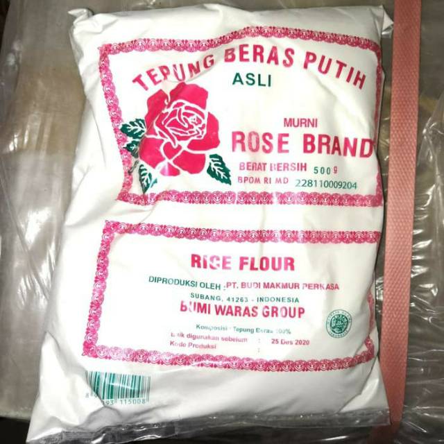 Tepung Beras Putih Rose Brand 250 gr  Shopee Indonesia