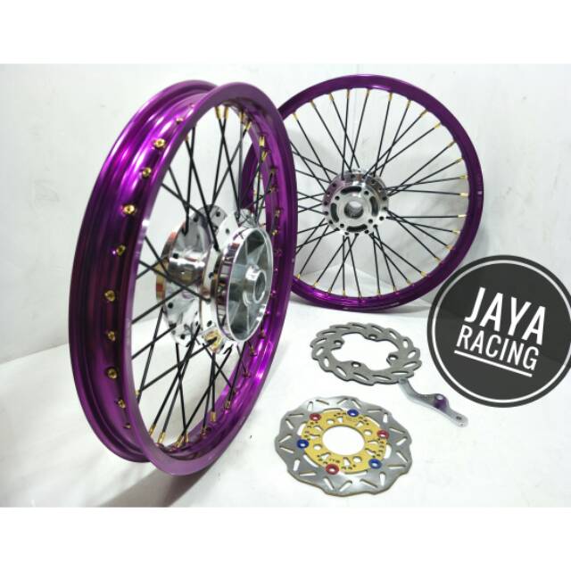 Velg Model TK japan ring 17 Lebar 160 140 Ninja R - Ninja RR Sepaket lengkap plus stel velg