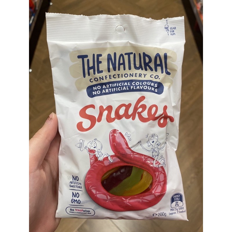 

Permen The Natural Confectionery Co. Snakes, Berry Bliss, Party Mix