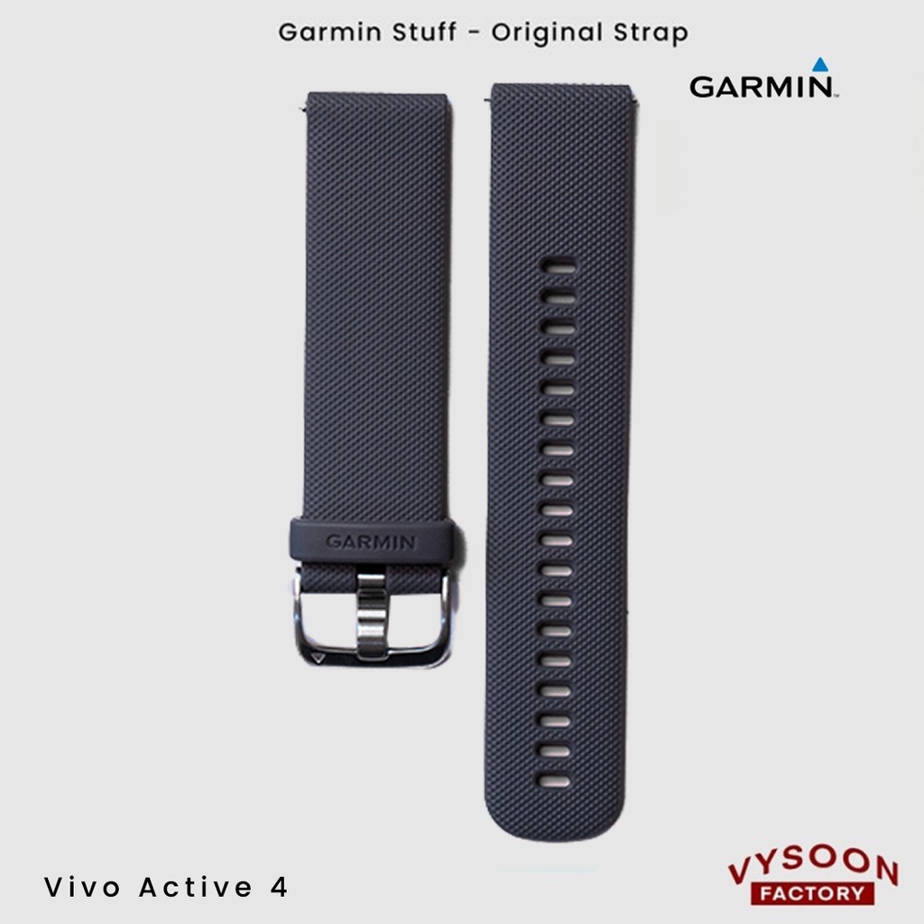 Strap Rubber Smartwatch Garmin Vivo Active 4 Original - Navy