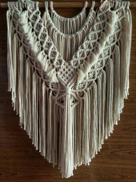 READY STOK) macrame hiasan dinding / macrame wall hanging/ Dekorasi rumah