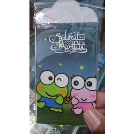 

AMPLOP ANGPAO LEBARAN KODOK KEROKEROPPI 1 PAK ISI 7pcs