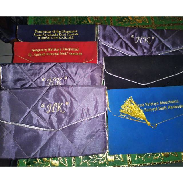 Tas bludru  buku yasin / majmuk syarif