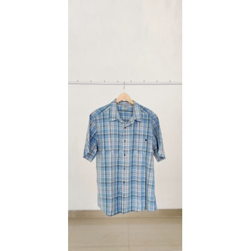 Preloved Kemeja Atasan Baju Cowo Bigsize Jumbo Marmot kotak kotak