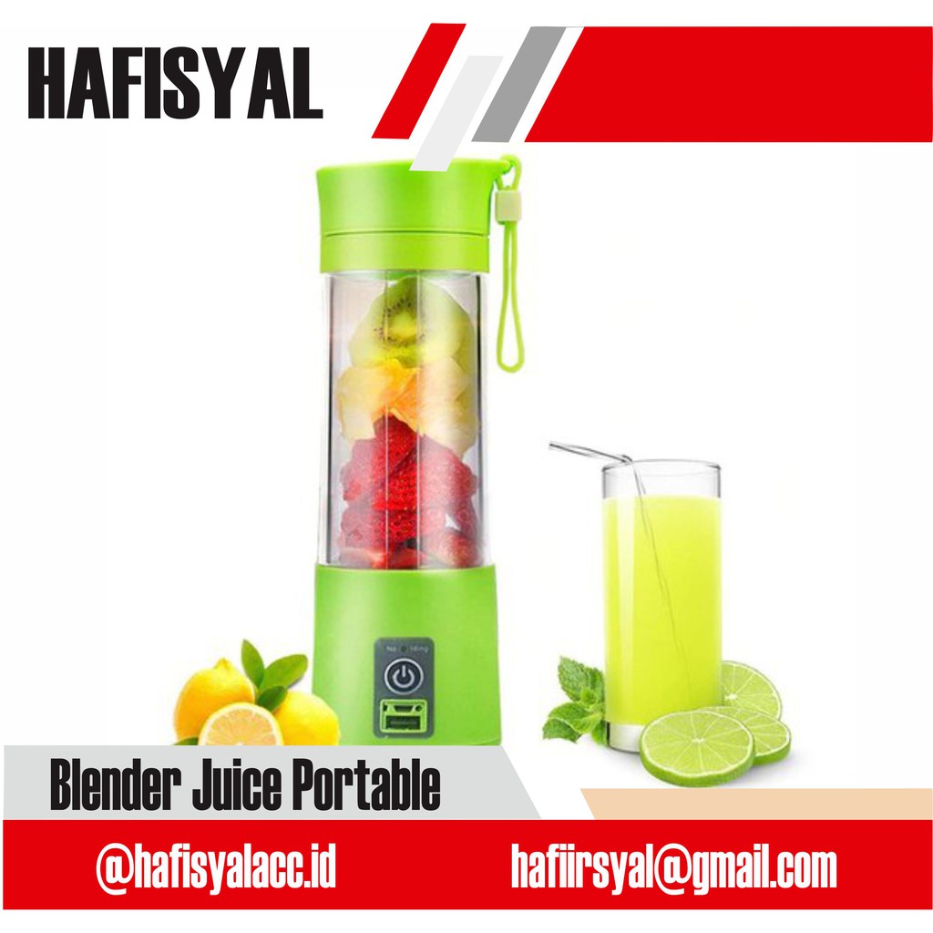 USB Blender Juice Portable | Blender Jus Mini Portable | Alat Pembuat Jus | Botol Minum