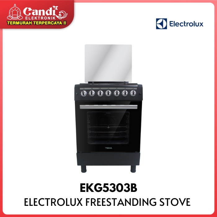 ELECTROLUX Kompor Gas Freestanding 4 Tungku dan Oven Kapsitas 62 Liter  EKG5303B