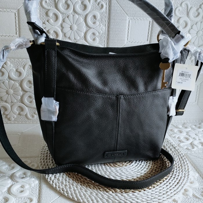 TasFOSSIL sam shopper black