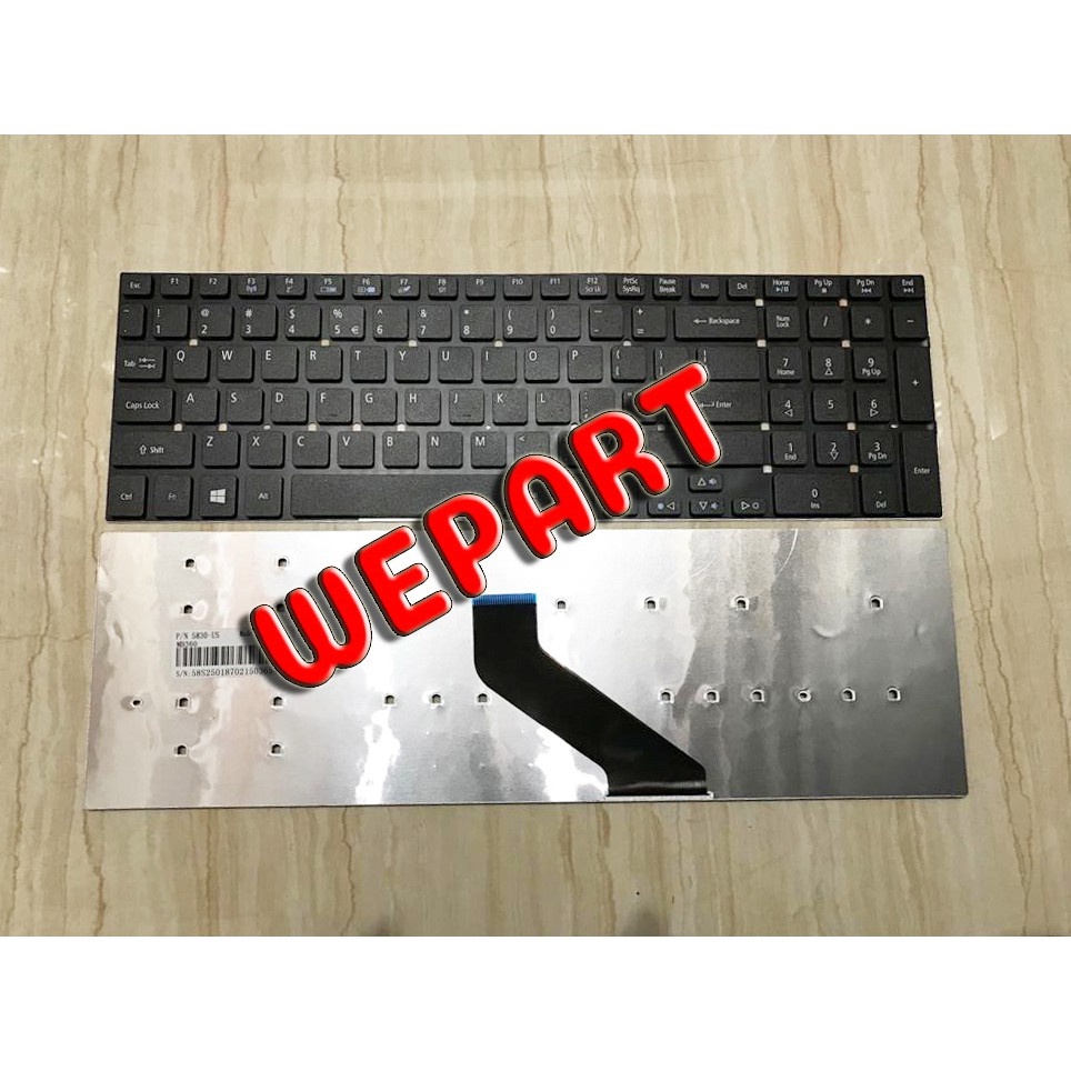 Keyboard Laptop Acer Aspire 5755 5755G 5830 5830T V3-571 V3-731 V3-771 E5-571 E5-511 Frame Hitam