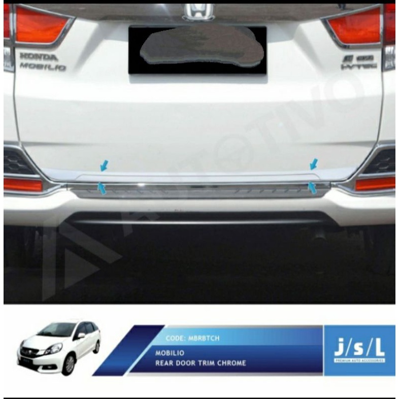 List Pintu Belakang Mobilio 2013-2016 Full Chrome