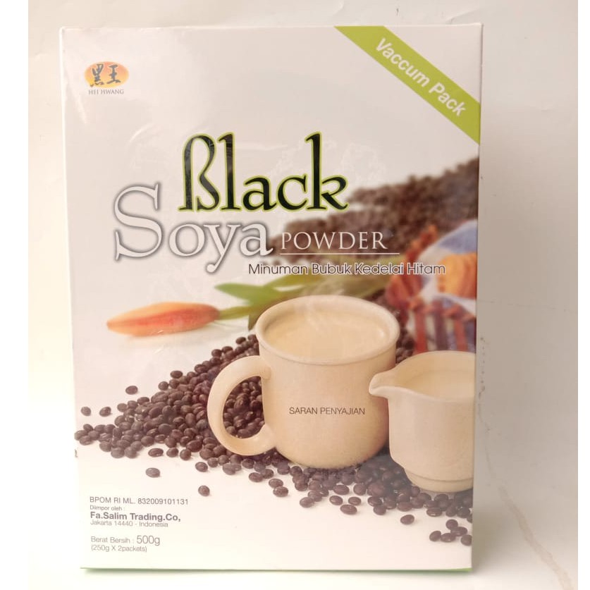 

BLACK SOYA BEEN PURE ORAGNIC HEI HWANG / MINUMAN SERBUK ORGANIK 500 GR