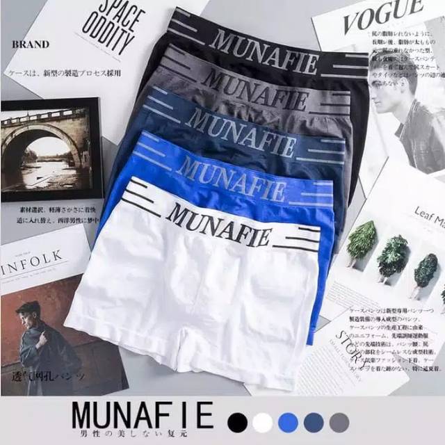 Munafie underwear men boxer celana dalam pria