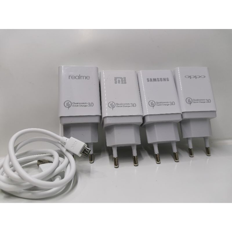 Charger Casan Travel Adapter Quick 3.1A Fast Charging Micro USB Vivo Realme oppo Xiaomi Redmi