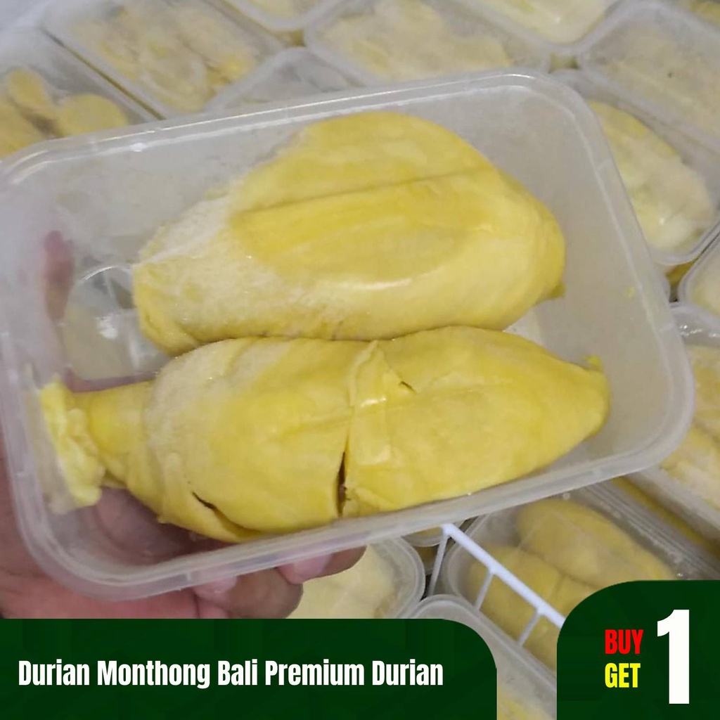 

Buy 1 Get 1 free King Fruit Durian Premium Monthong Bali Duren Kupas