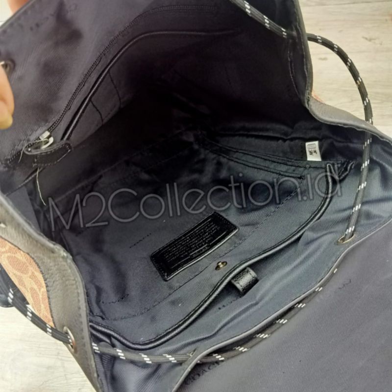 Tas Ransel Coach Revington Signature Backpack Mirror Quality