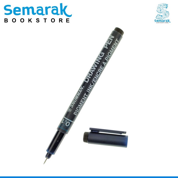 

Pendrawing- Snowman 700 Drawing Pen 0.1 - Hitam 1 Pulpen -Drawing-Pen.