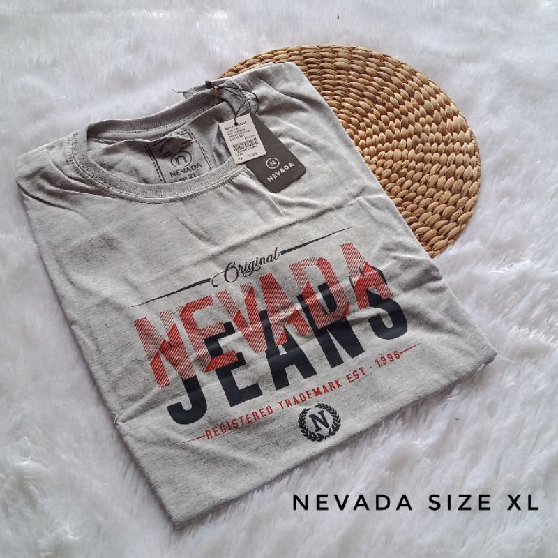 KAOS NEVADA DEWASA/KAOS OBLONG PRIA/KAOS NEVADA COWOK