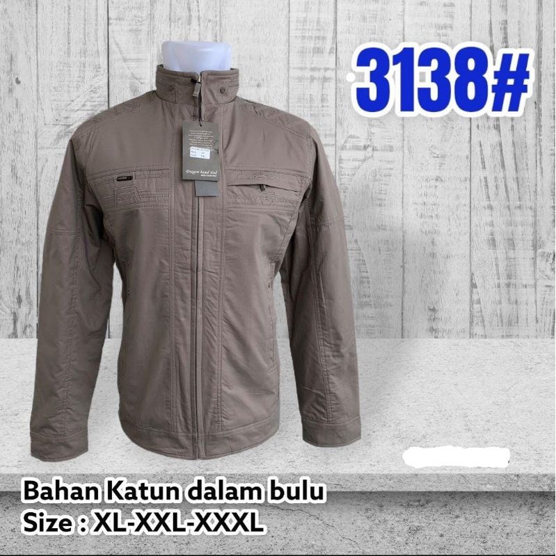 Murif Store DHT Jaket Import Pria Dragon Hand Tied Jaket Fashion Lapisan Dalam Bludru