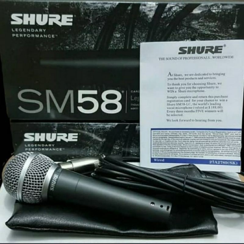 MIC KABEL SHURE
