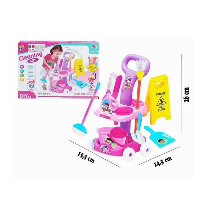 mwn.toys Mainan Cleaning Set Dus No.666-86