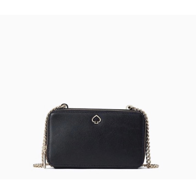 Kate Spade Adel Double Zip Crossbody Black