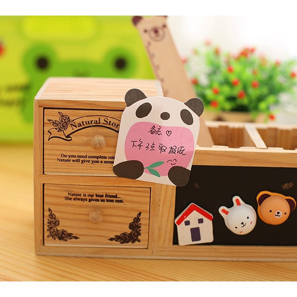 Topprice Memo Motif Binatang Sticky Notes Memo Karakter Animal Tempelan Kertas Catatan U60