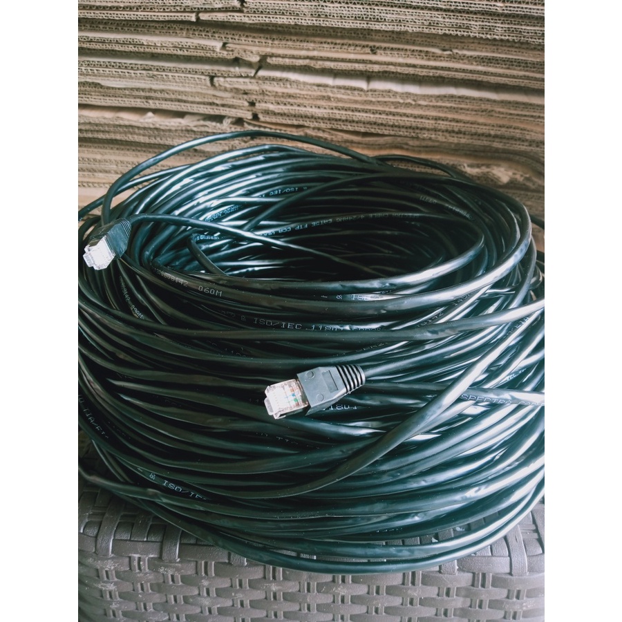 KABEL LAN CAT5E 10 METER SIAP PAKAI