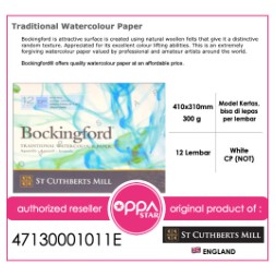 

Bockingford White CP (NOT) 410 x 310 47130001011E Watercolour