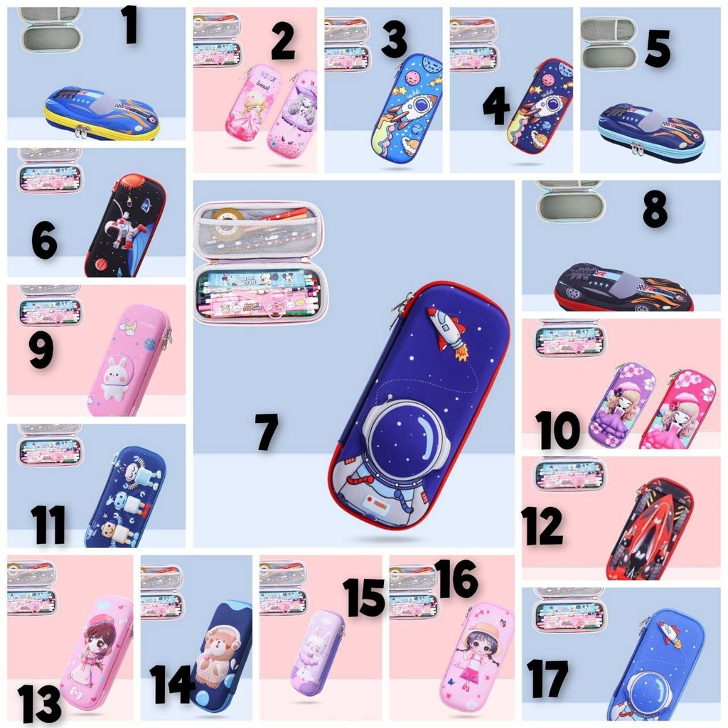 

Tempat Pensil Anak Sekolah 3D Bahan EVA Anti Air, Kotak Pensil Anak Import 3D Bagus Murah Berkualitas Promo, Wadah Pensil, Kotak Pensil, Tempat Pensil Anak