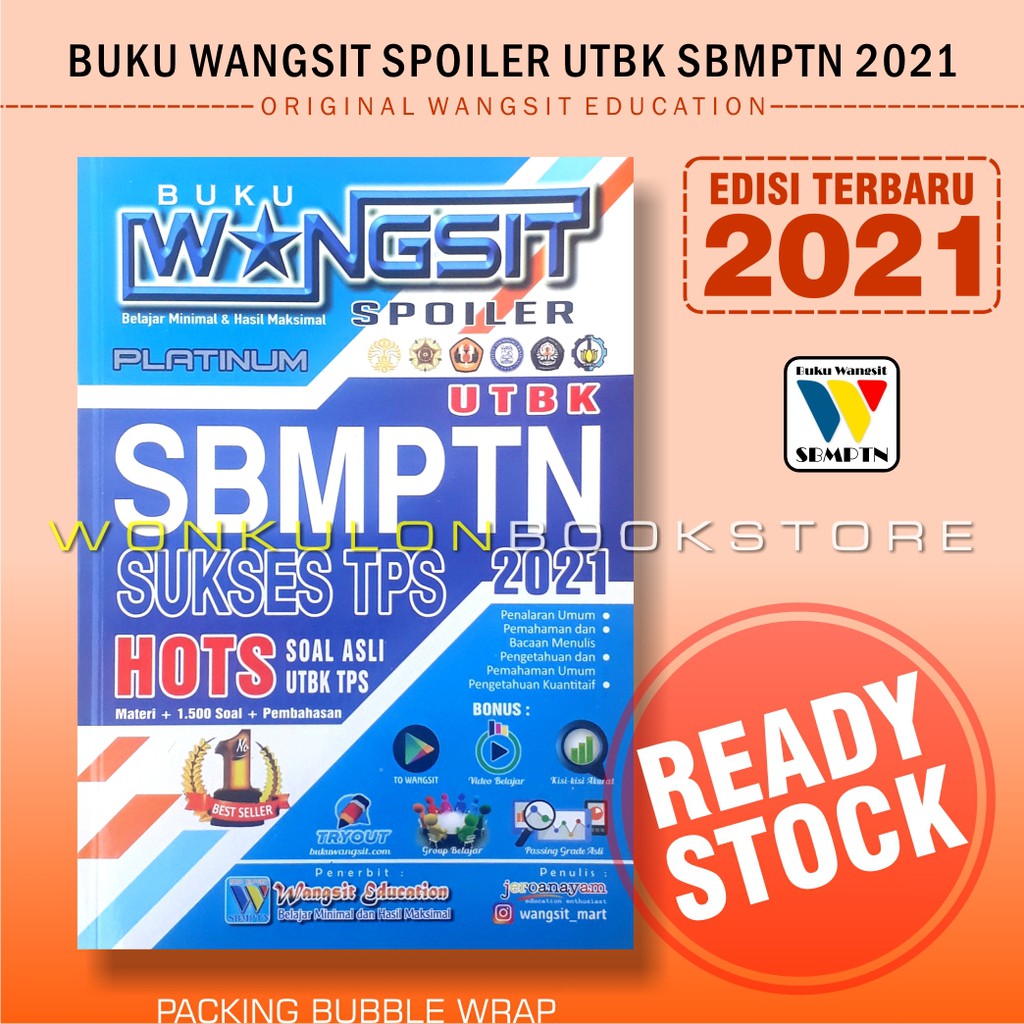 Tps Buku Wangsit Sbmptn 2021 Buku Tps Platinum Utbk Sbmptn 2021 Tps Wangsit Education 2021 Shopee Indonesia