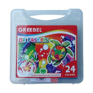 

HJK Crayon / Krayon Oil Pastel - Greebel 24 Warna MURAH