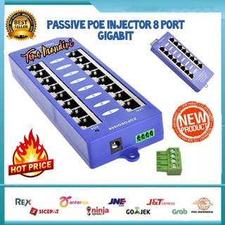 Passive POE Injector Gigabit 8 Port / Poe Gigabit 8 Port