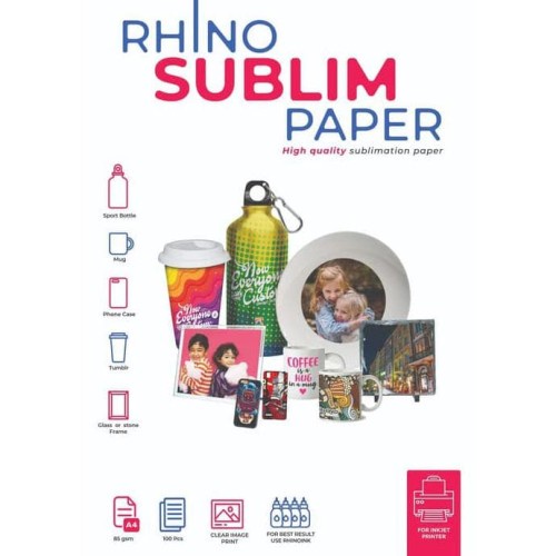 

RHINO SUBLIM PAPER / KERTAS CUBLIM A4