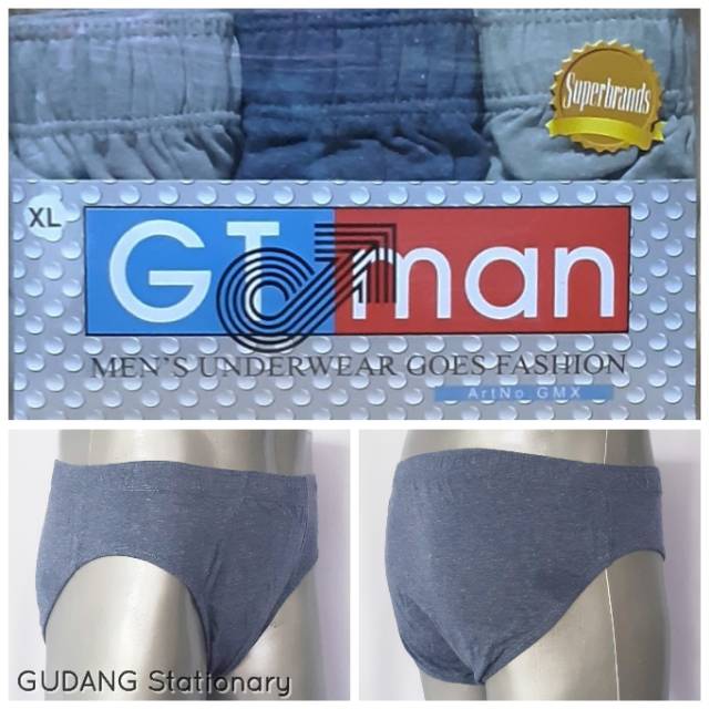 GT Man CD Pria GMX [ Isi 3 piece ]