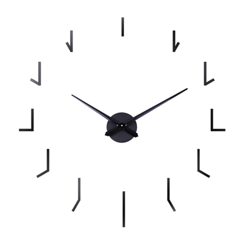 Jam Dinding Besar DIY 3D Giant Diameter 80-130cm Tempel Huruf Hiasan Angka Jumbo Raksasa Unik Aesthetic Minimalis-Q6BK JUMBO