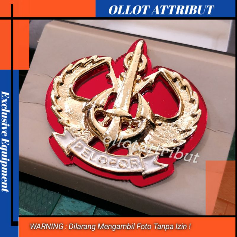 PIN PELOPOR BRIMOB | BRIVET PELOPOR PENERJUN POLRI