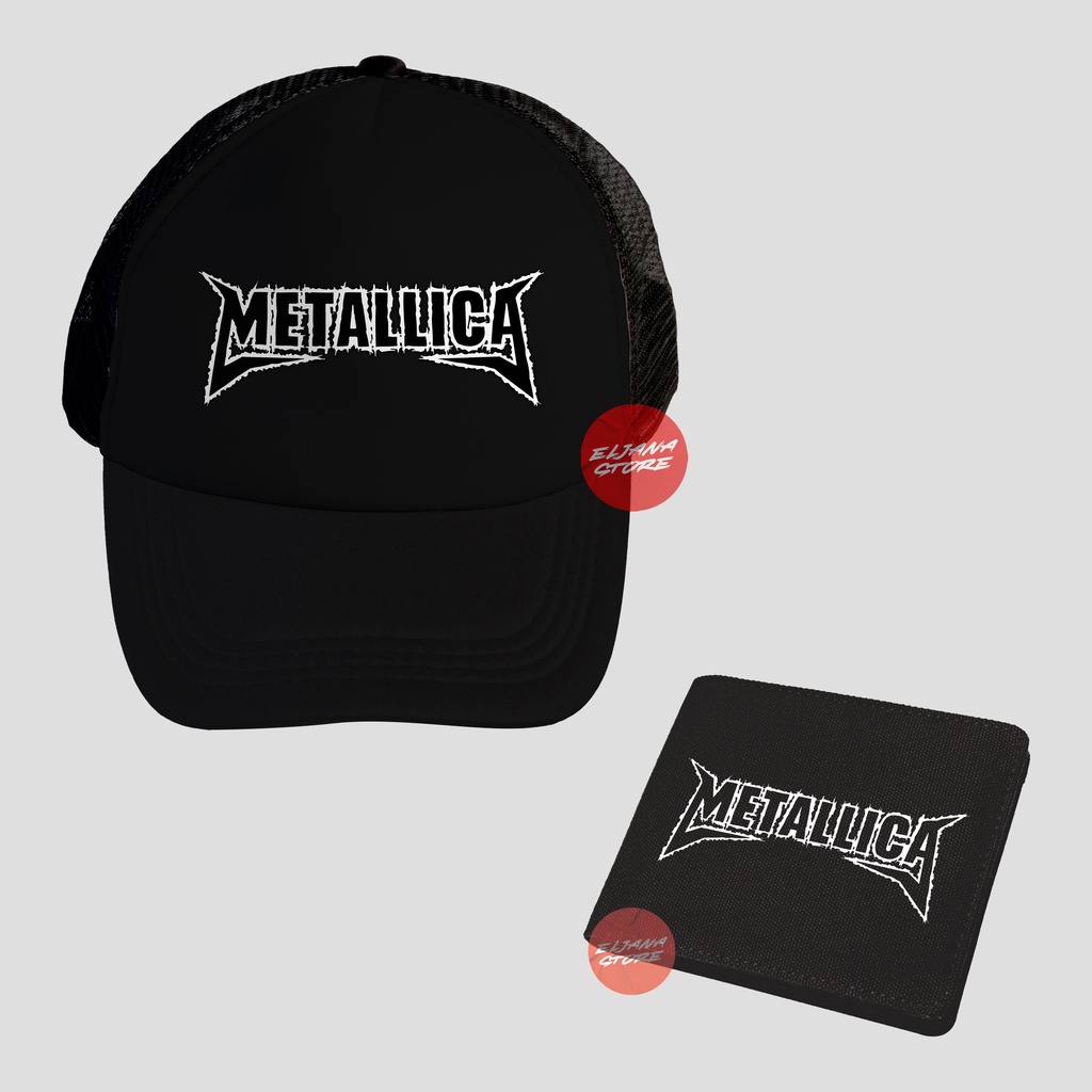 Metallica Tulisan / Topi Metallica Tulisan / Hoodie Metallica Tulisan / Dompet Metallica Tulisan / Sweater Metallica Tulisan / Paket Topi Hoodie Dompet Metallica Tulisan / Topi Band / Hoodie Band / Dompet Band /