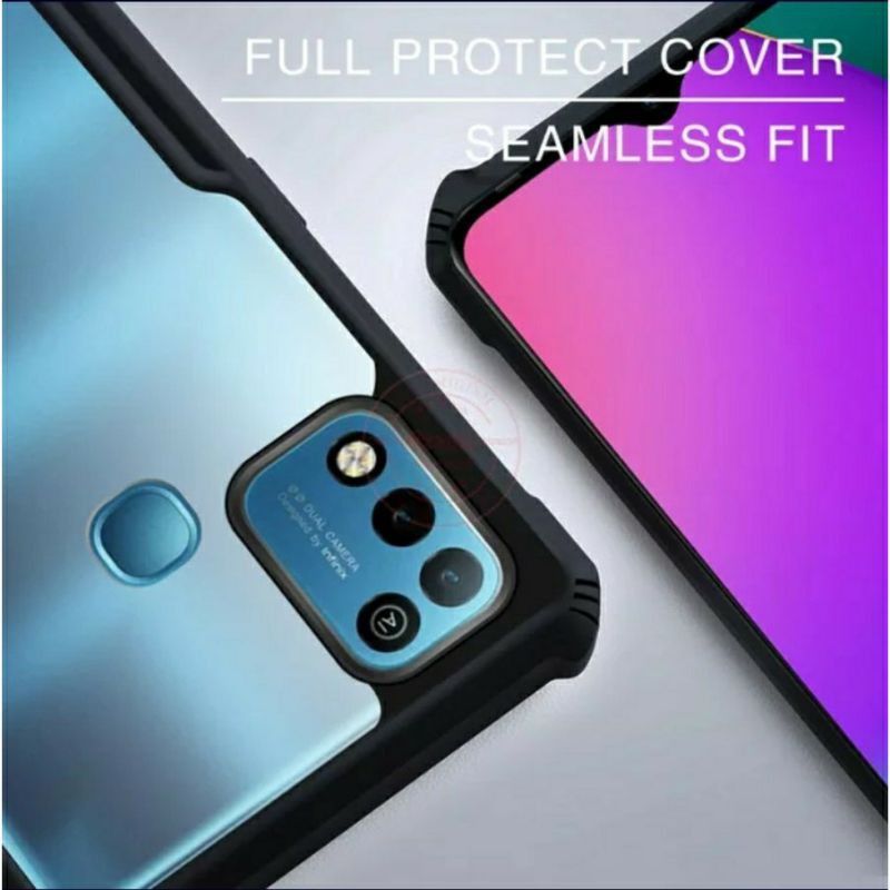 Case Infinix Hot 11s 11 10 Play 10s 10  Anti-fall Airbag Case Shockproof Tranparan Protect Camera